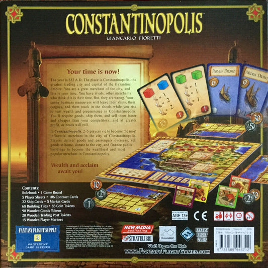 Constantinopolis back of box