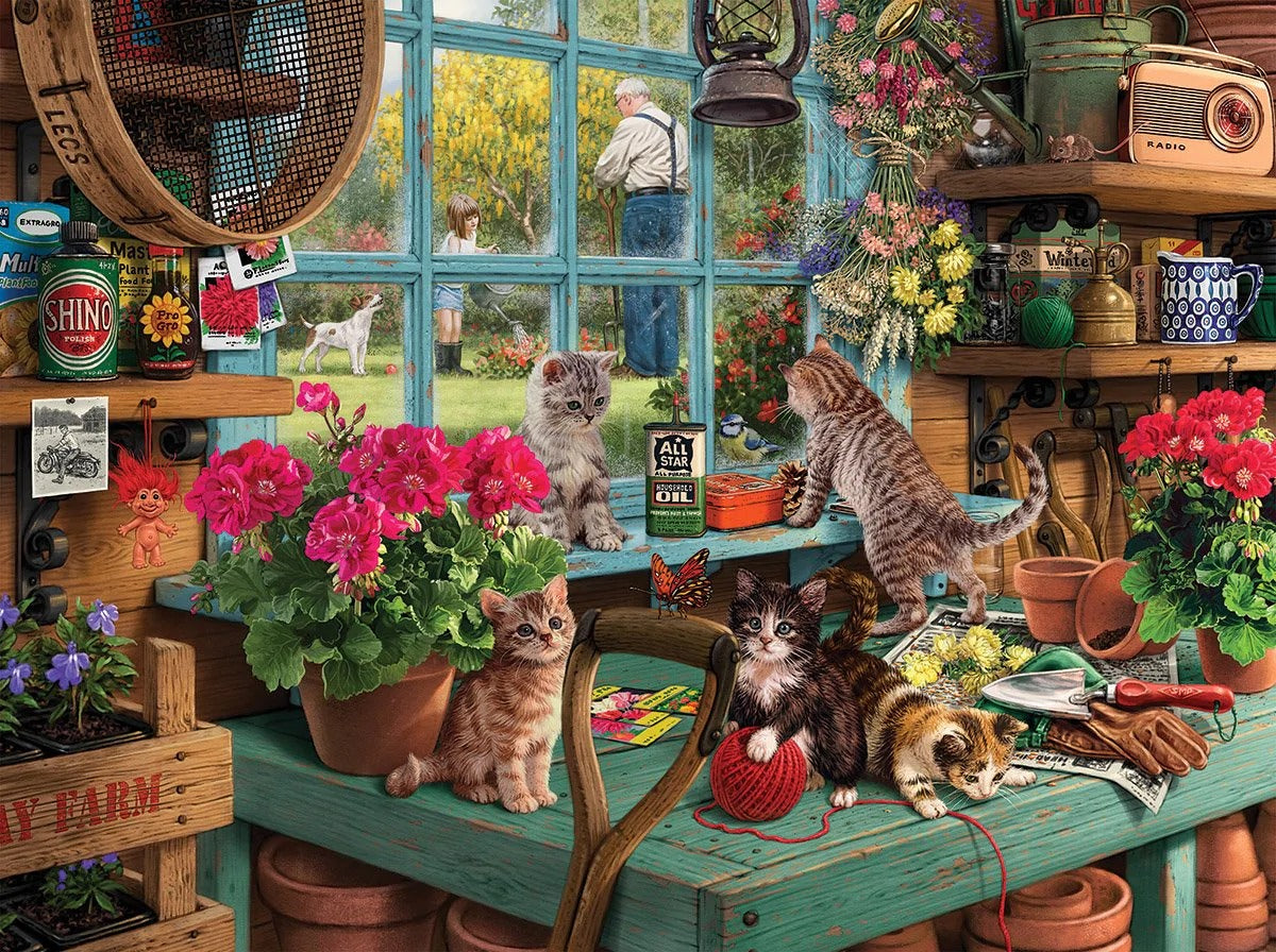 Curious Kittens 1000 Piece Jigsaw Puzzle by White Mountain