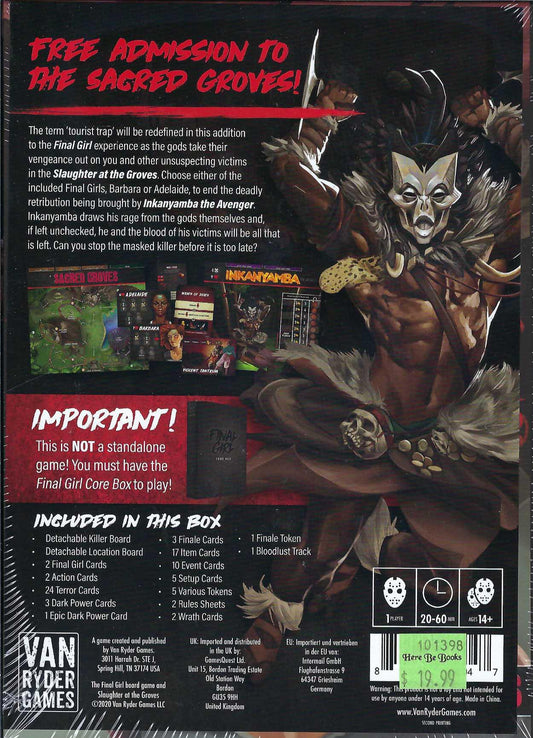 Final Girl: Slaughter in the Grove back of box