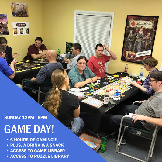 Game Day at Here Be Books & Games