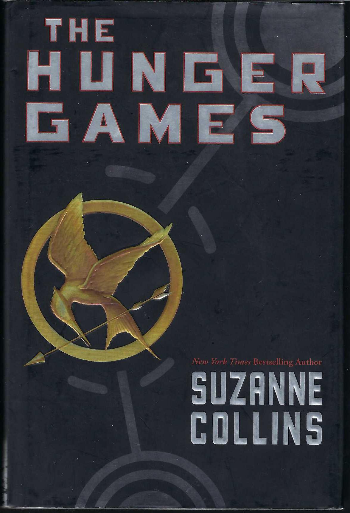 Hunger Games front cover - dust jacket