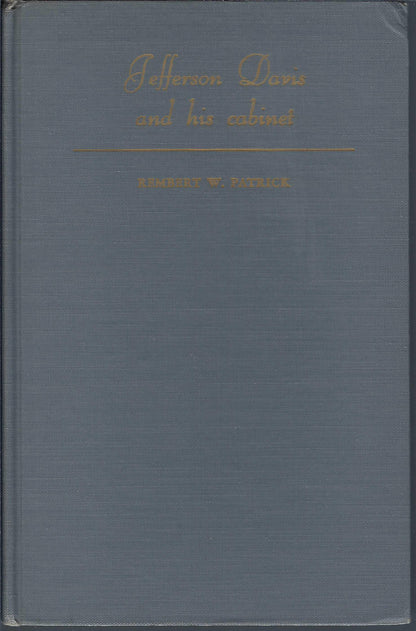 Jefferson Davis and His Cabinet front cover with dust jacket removed