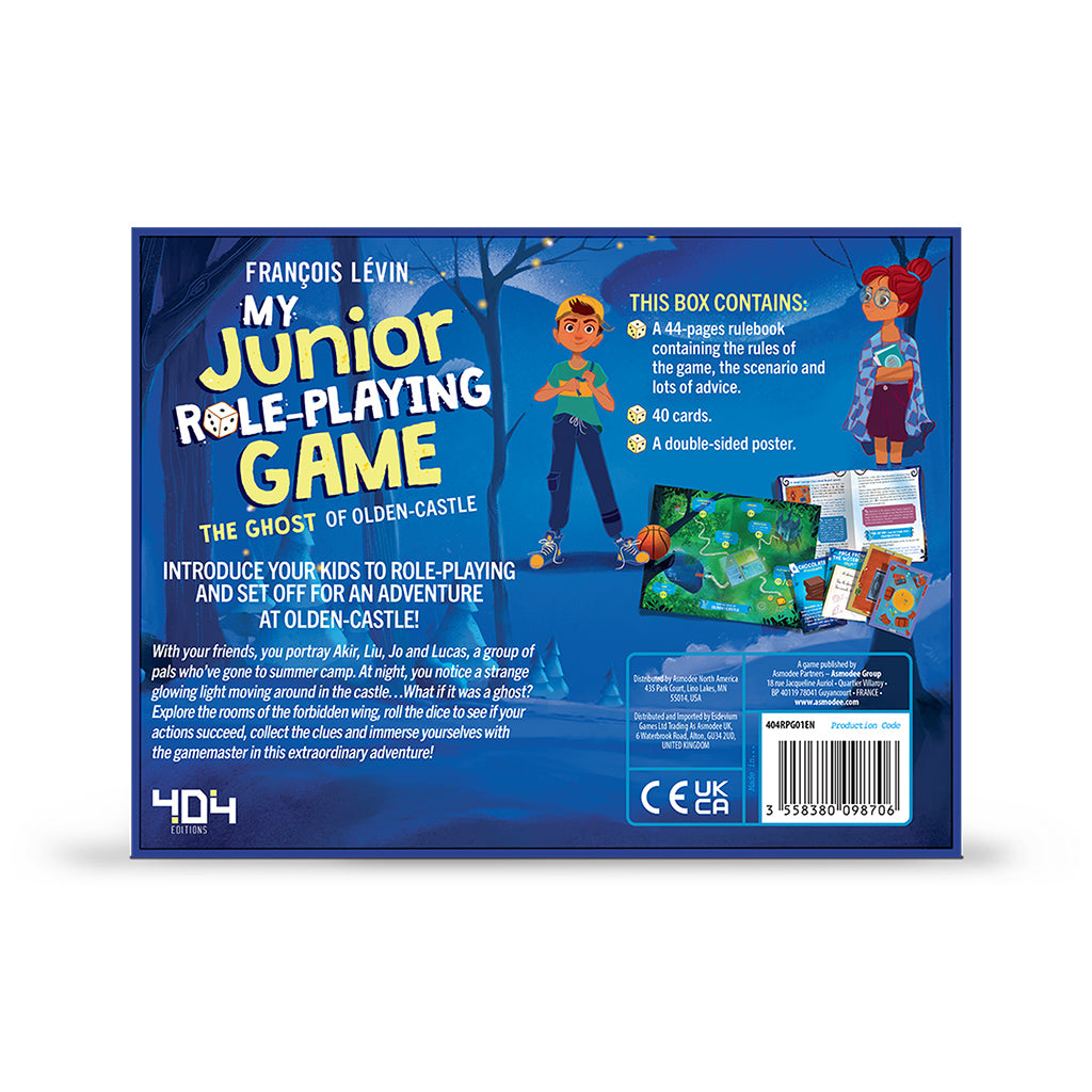 My Junior Role-Playing Game back of box