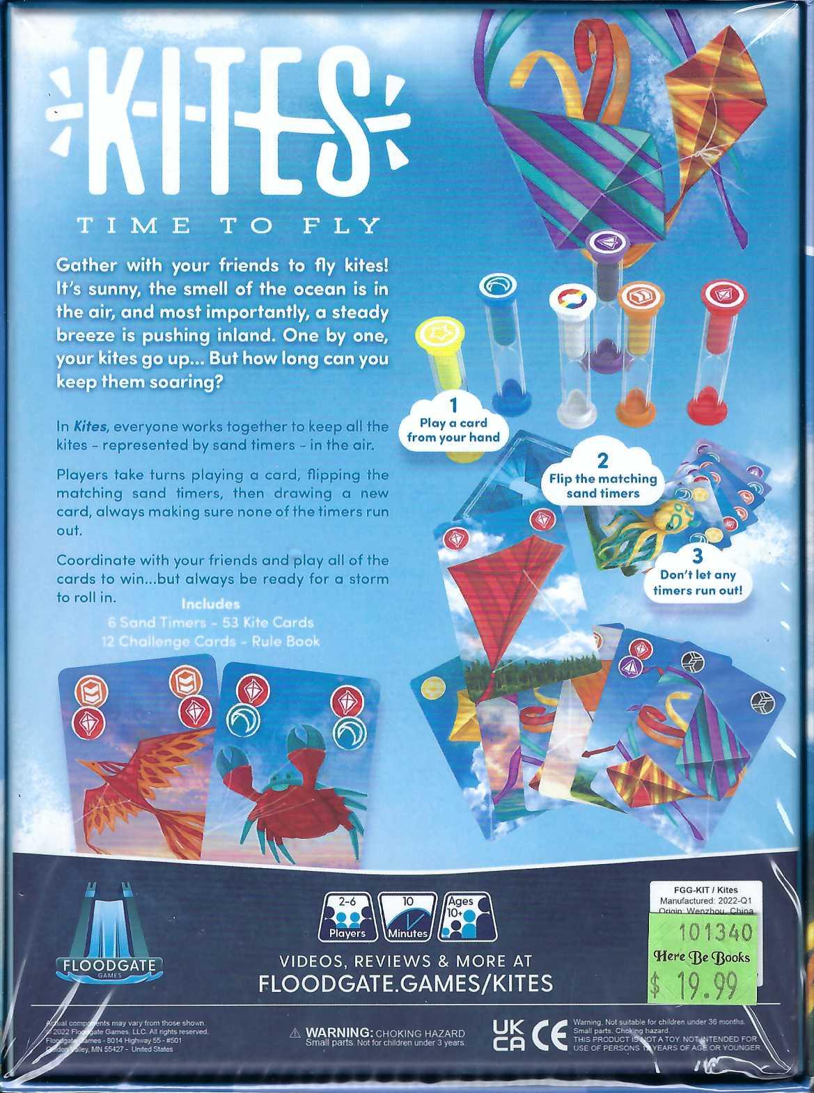 Kites back of box
