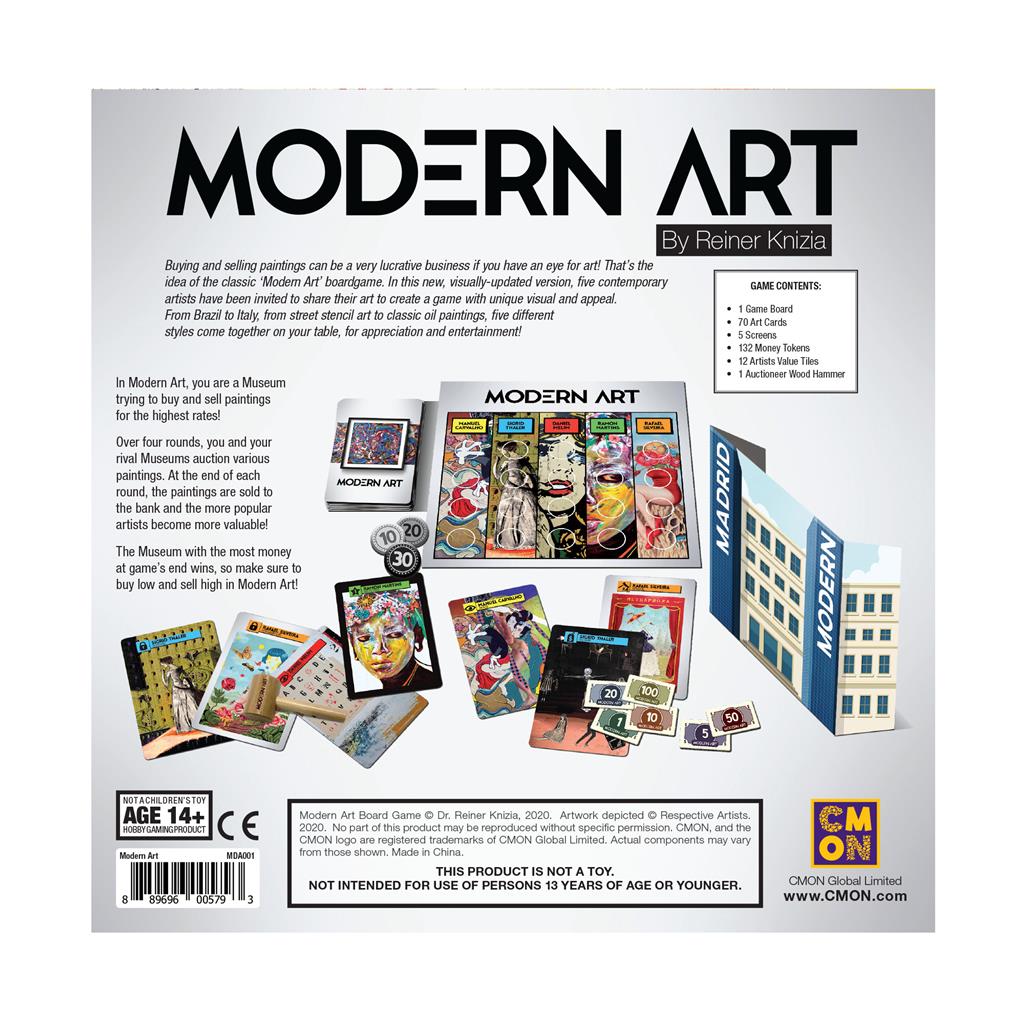 Modern Art back of box