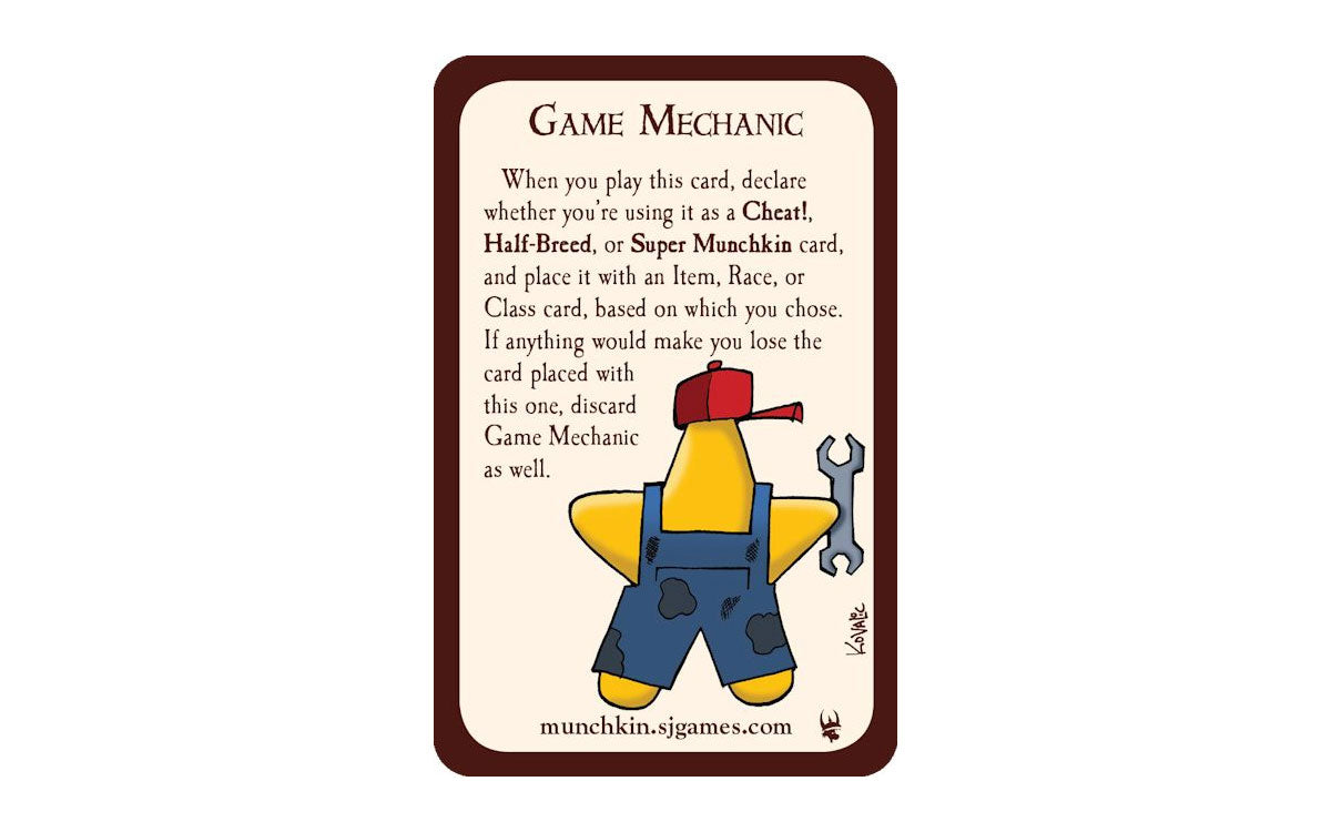 Munchkin: Game Mechanic Promo Card