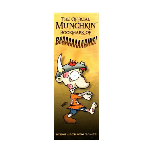 The Official Munchkin Bookmark of Braaaaaaaains!