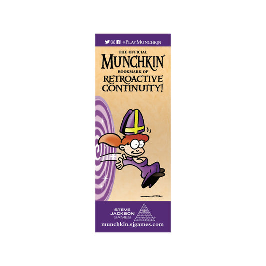 The Official Munchkin Bookmark of Retroactive Continuity!