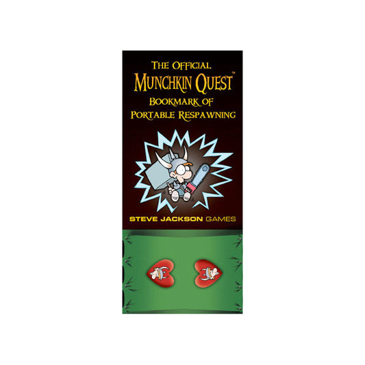 The Official Munchkin Quest Bookmark of Portable Respawning!