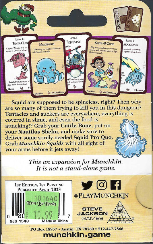 Munchkin Squids back of box