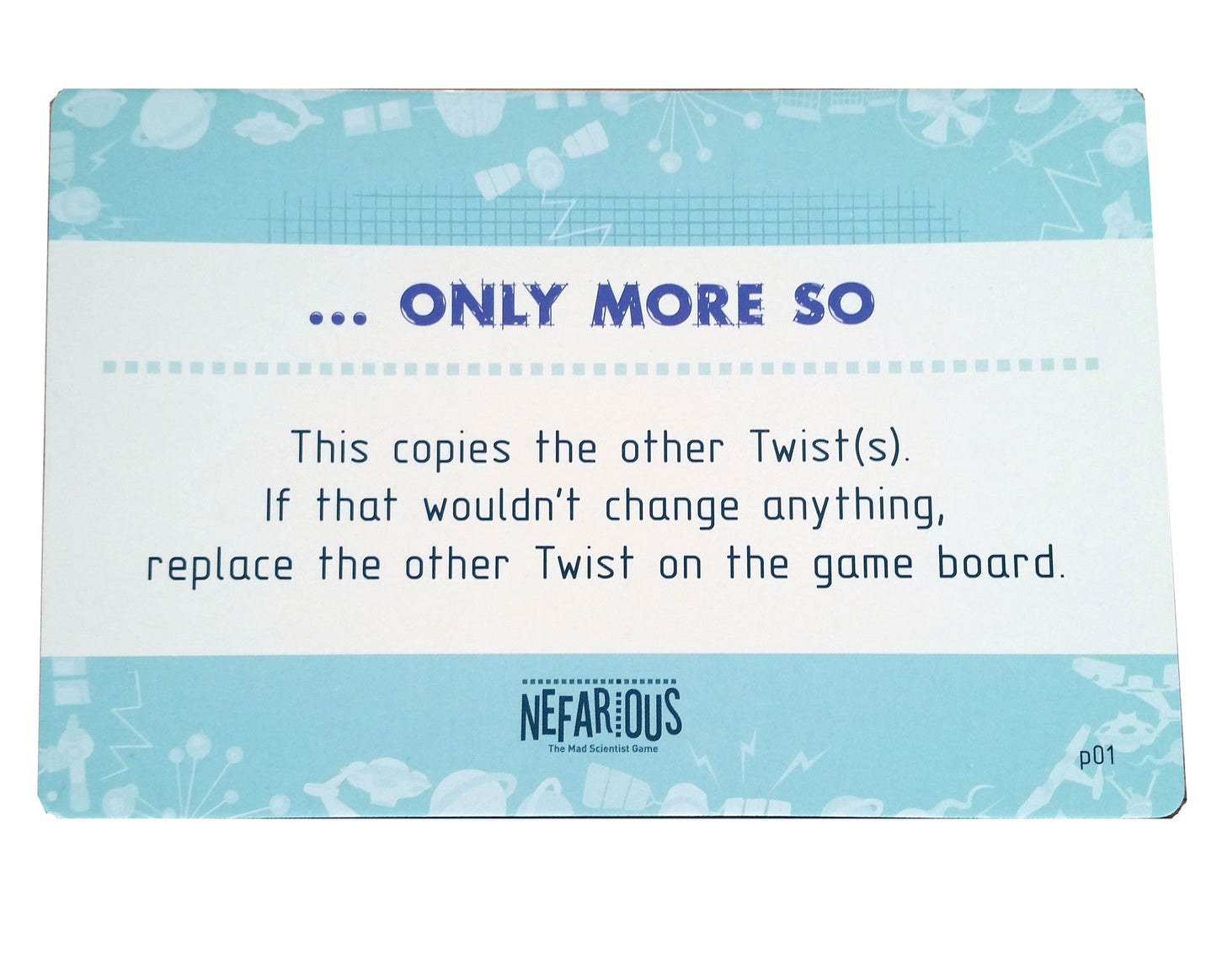 Nefarious: Only More So Promo Card
