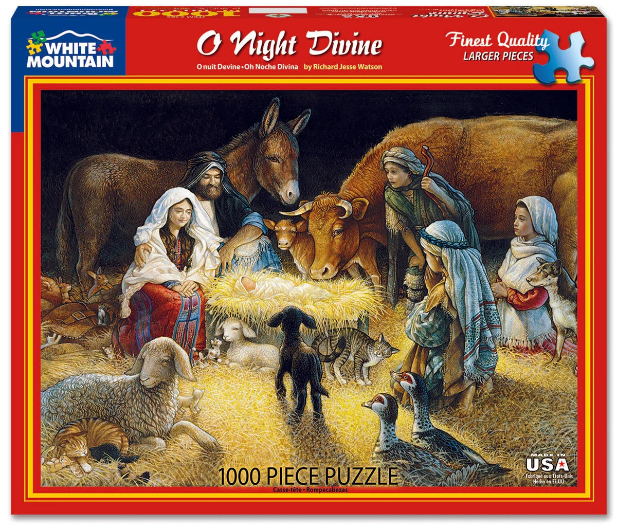 O Night Divine 1000 Piece Jigsaw Puzzle by White Mountain Puzzles