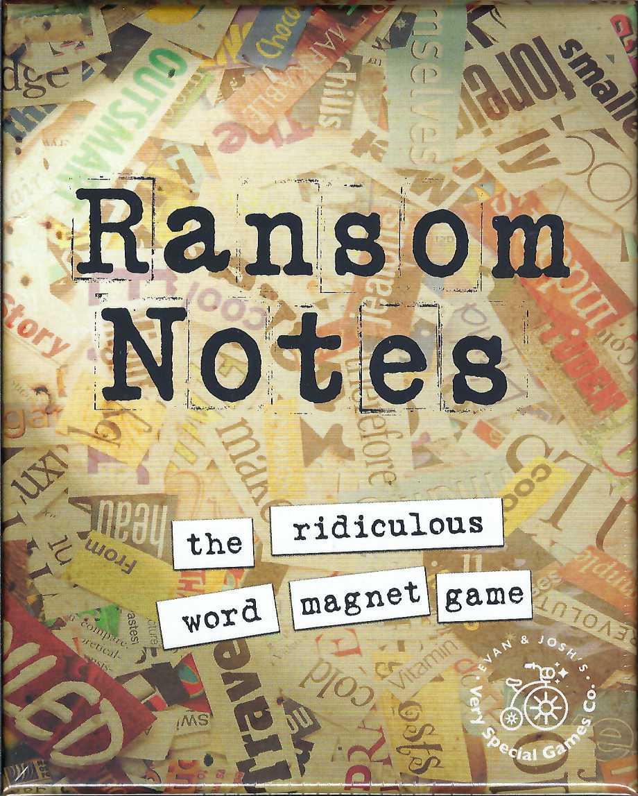 Ransom Notes – Here Be Books & Games