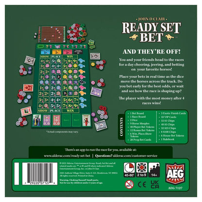 Ready Set Bet back of box