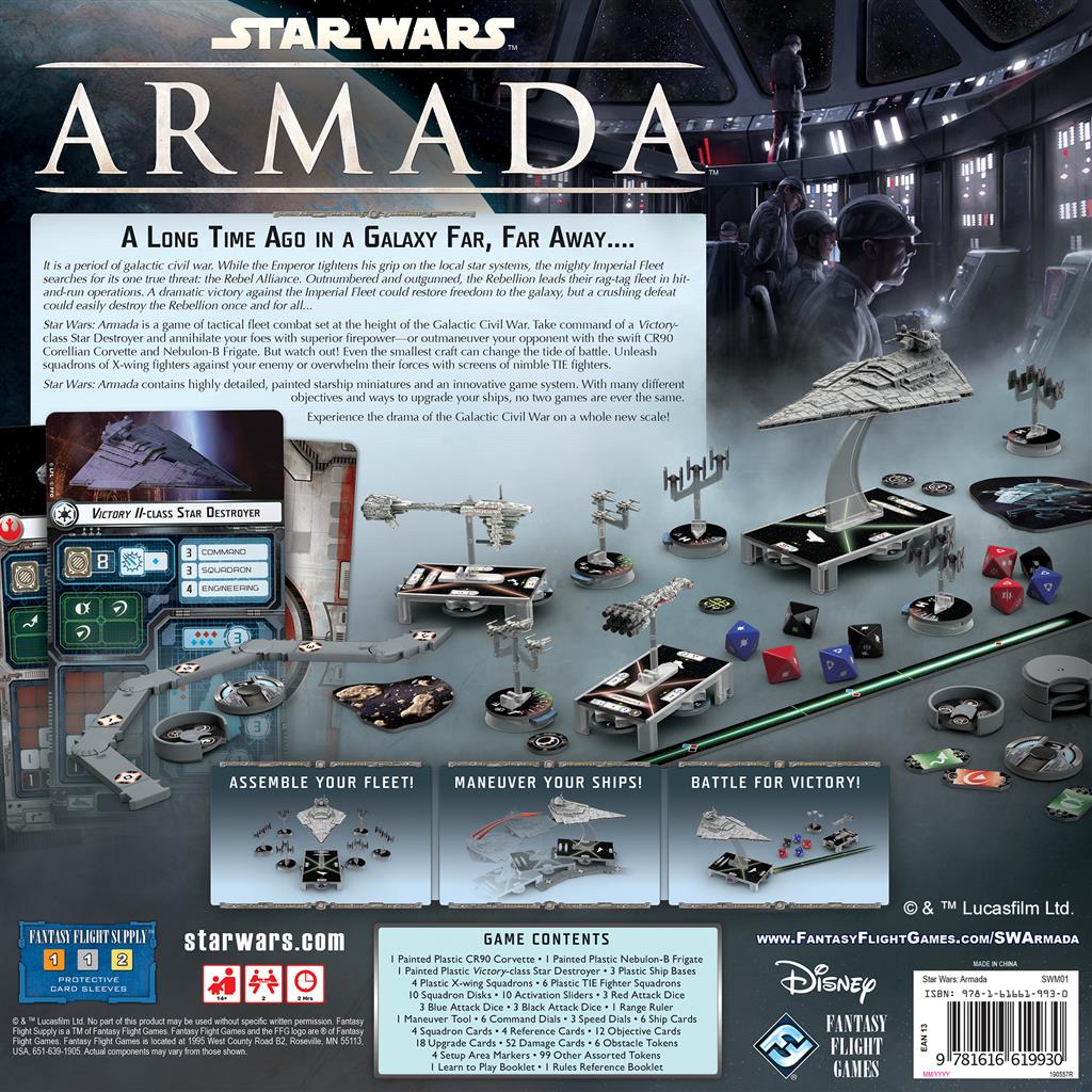 Star Wars Armada back of box