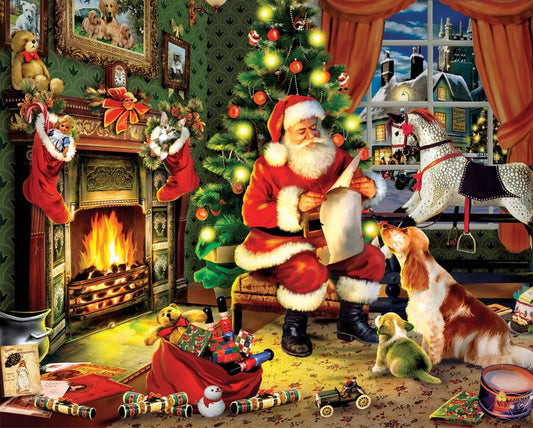 Santa's List 300 Piece Jigsaw Puzzle