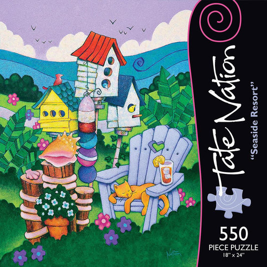 Seaside Resort 550 Piece Jigsaw Puzzle by Tate Nation