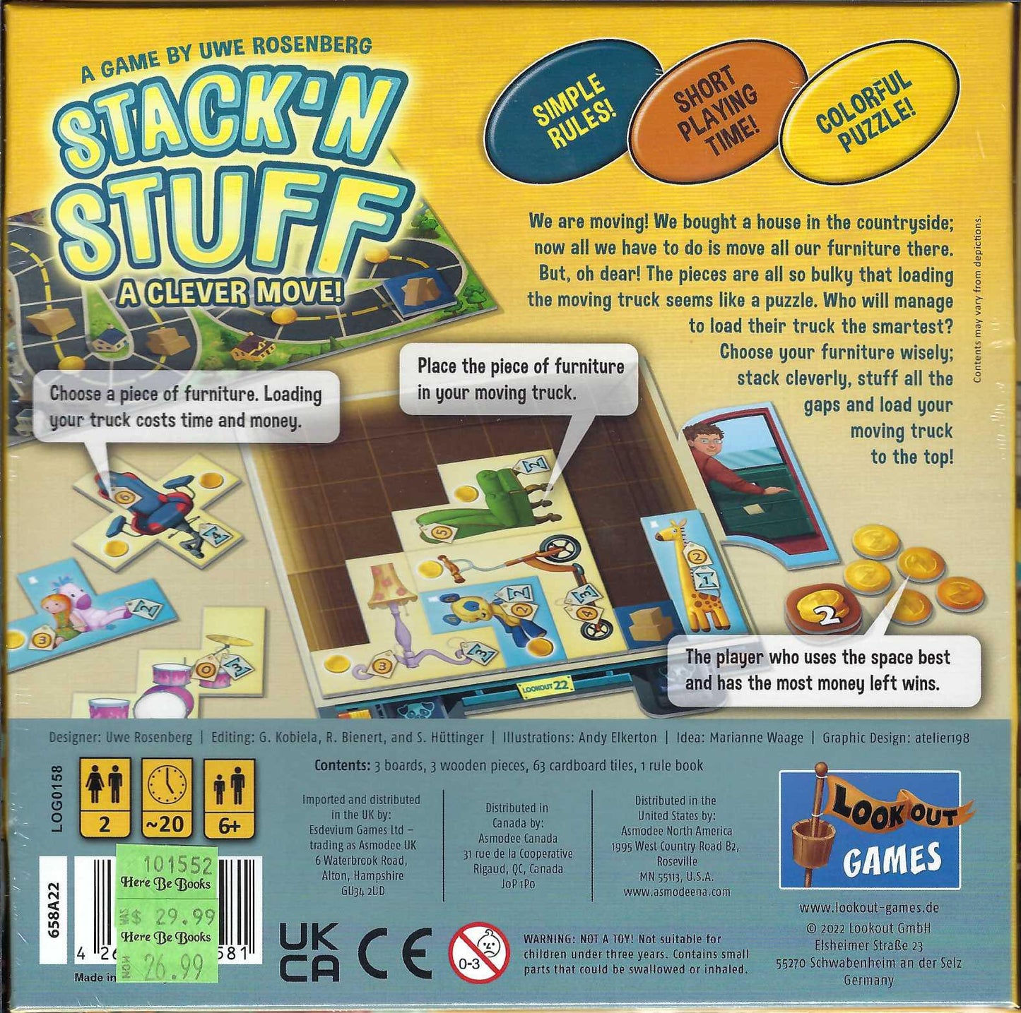 Stack'n Stuff (a Patchwork game)