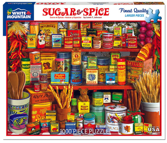 Sugar & Spice 1000 Piece Jigsaw Puzzle by White Mountain