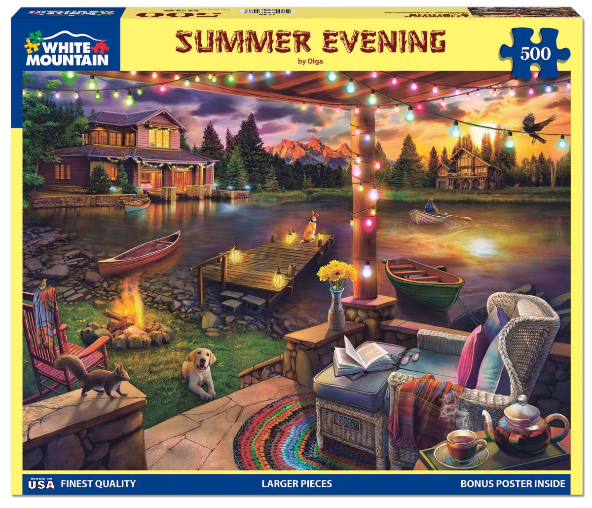 Summer Evening 500 Piece Puzzle by White Mountain