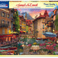 Sunset on the Canal 1000 Piece Jigsaw Puzzle by White Mountain