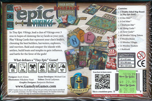 Tiny Epic Vikings back of box