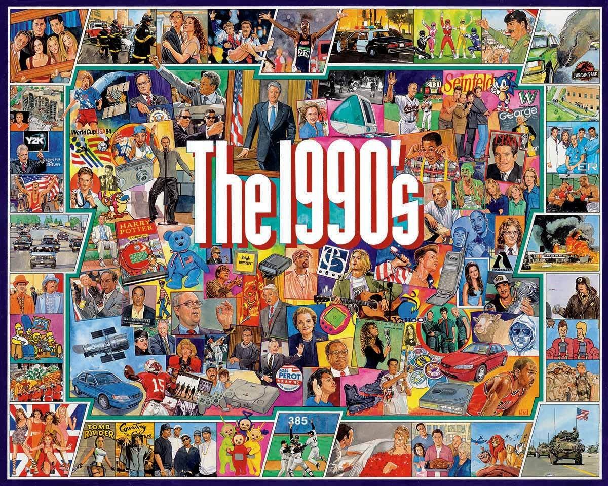 The 1990s 1000 Piece Puzzle by White Mountain