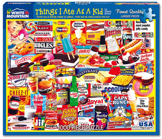 Things I Ate As A Kid 1000 Piece Puzzle by White Mountain