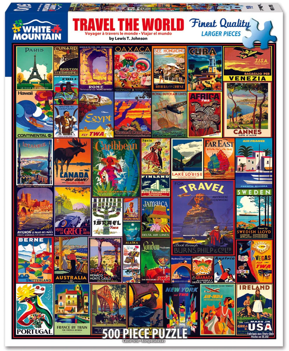 Travel the World 500 Puzzle Piece