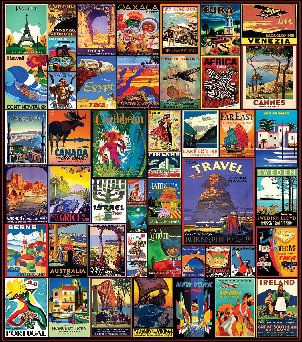Travel the World 500 Puzzle Piece