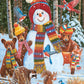 Visiting The Snowman 500 Piece Jigsaw Puzzle by White Mountain Puzzles
