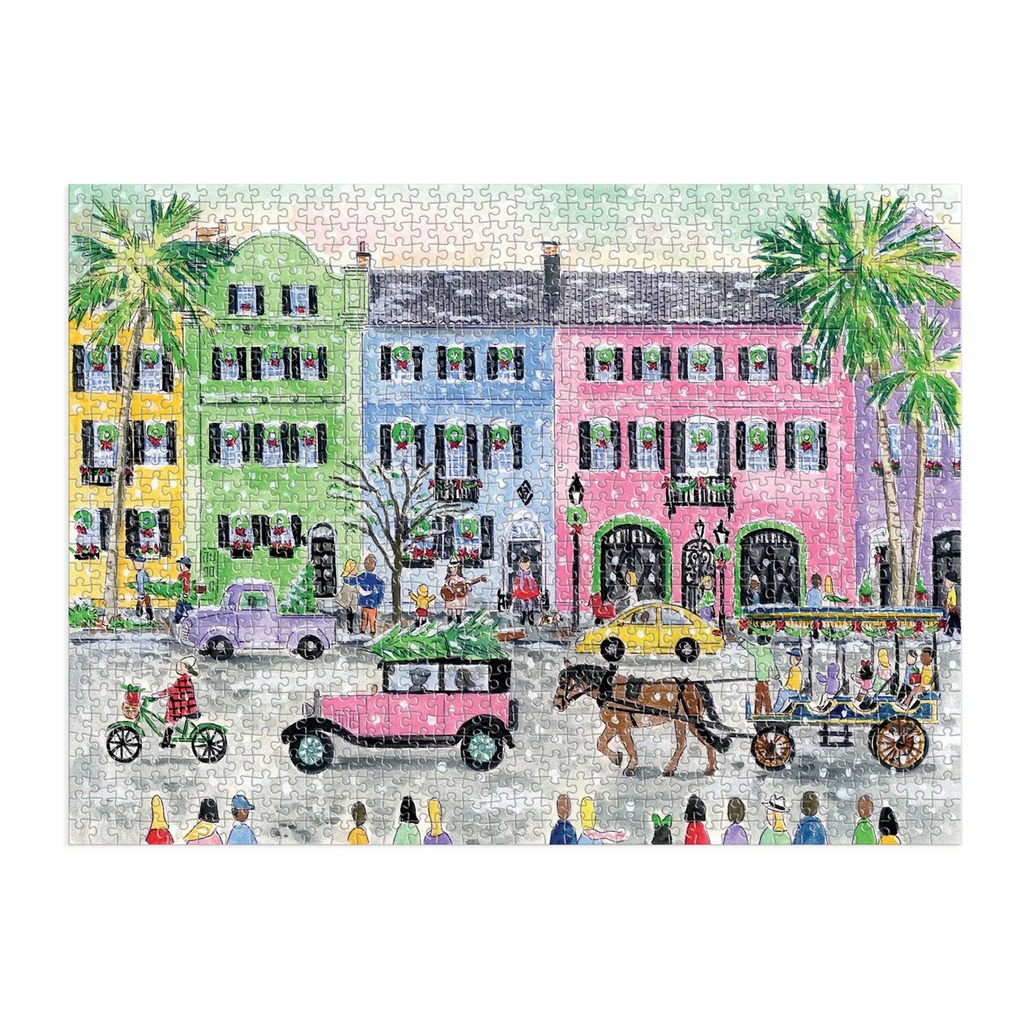 Christmas in Charleston 1000 Piece Jigsaw Puzzle